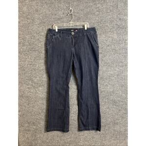 Torrid Womens Boot Cut Jeans Size 16 Blue Dark Wash Denim Mid Rise Stretch